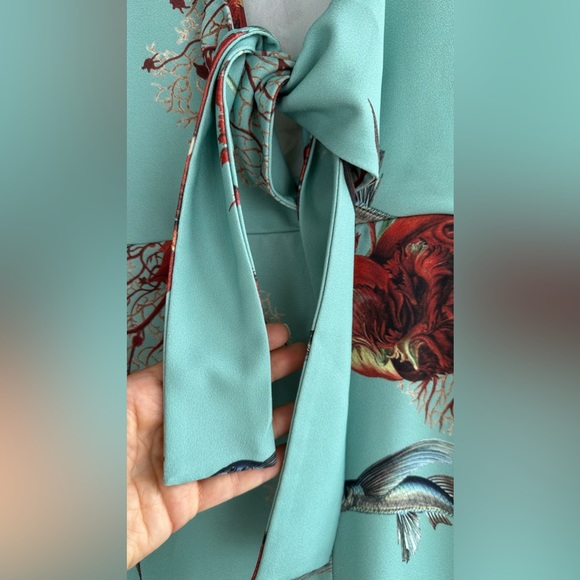 SOLD•PatBo Fish Kimono silk Sleeves - Picture 5 of 6